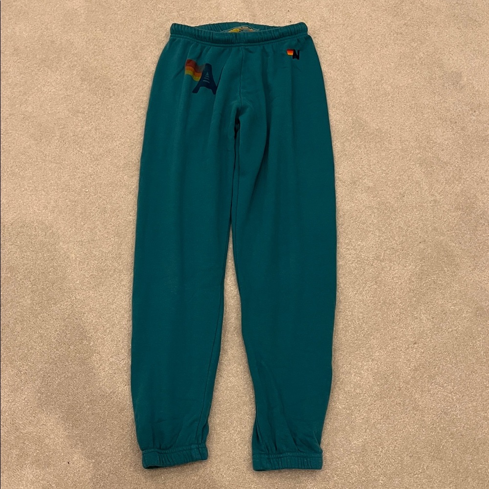 AVIATOR NATION CUFFED SWEATPANTS - SIZE AS